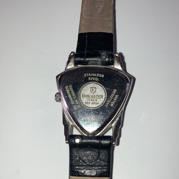Lancaster Italy Diamond Triangle Watch - Picture 3 of 7